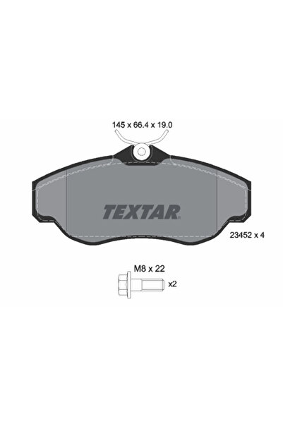 TEXTAR Set Placute Frana Frana Disc Land Rover Discovery 2/Range Rover 2