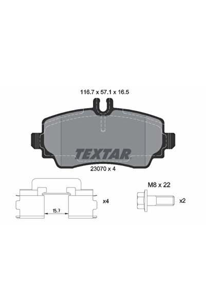 Krieger Set Placute Frana Frana Disc Mercedes-Benz A-Class