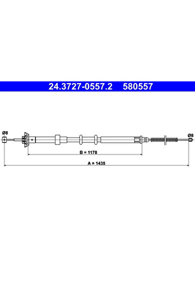 Ate Cablu Frana De Parcare Fiat Panda