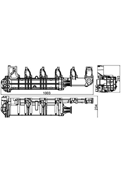 MAHLE Radiator Recirculare Gaze De Esapament Mercedes-Benz Actros MP4 / MP5/A...