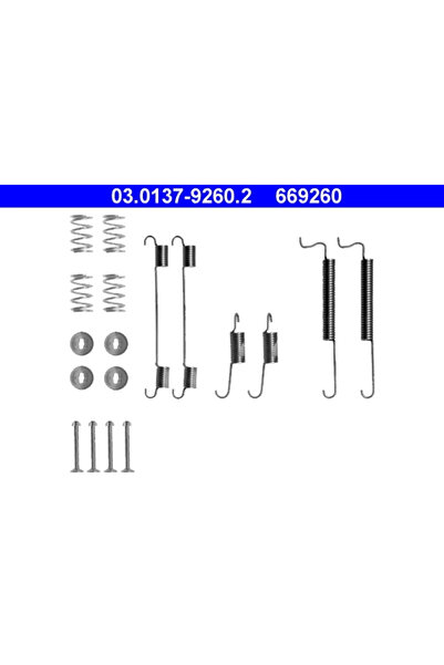 Ate Set Accesorii Sabot De Frana Chevrolet Matiz/Spark Daewoo Matiz