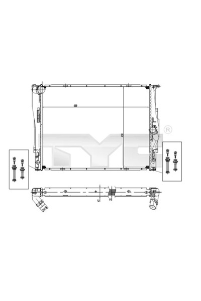 TYC Radiator Racire Motor Bmw 1/3/Z4 Roadster