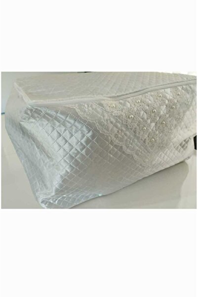 Üstünel Tekstil Giftable Dowery-Quality Everyday Satin Quilted Zippered Sweater Hurcu. Fancy