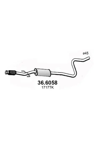 ASSO Toba Esapamet Intermediara Citroen C3 Picasso Peugeot 2008 1/207/208 1