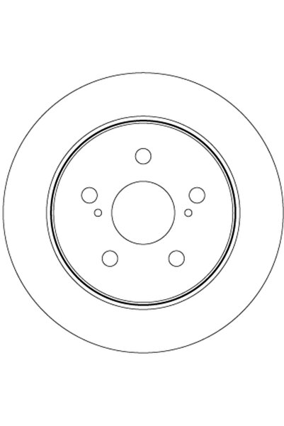 TRW Disc Frana Lexus Es/Nx/Ux Toyota C-Hr/Camry/Corolla Cross