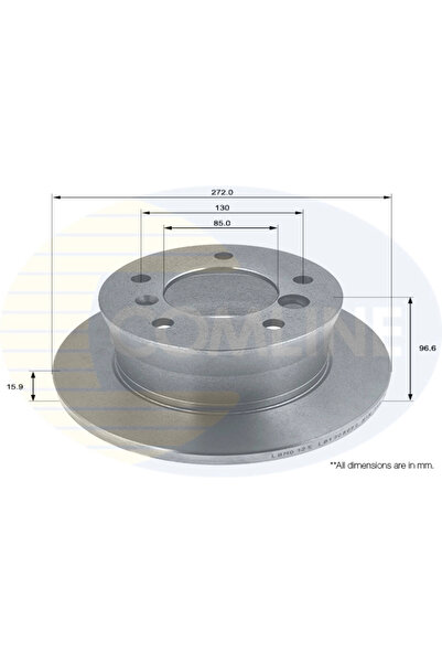 Comline Disc Frana Mercedes-Benz G-Class Puch G-Modell