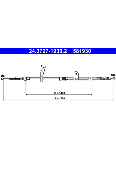 Ate Cablu Frana De Parcare Toyota Avensis
