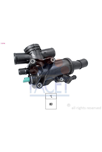 FACET Termostat Lichid Racire Citroen C4 1/C4 Grand Picasso 1/C4 Picasso 1 Mi...