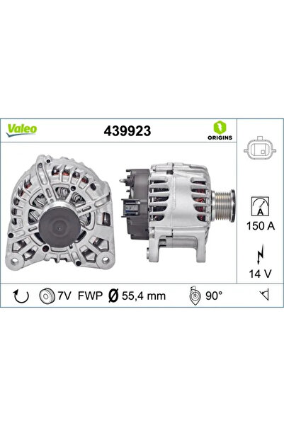 VALEO Generator / Alternator Nissan 10-Trail 3/Pulsar/Qashqai 2 Nissan (Dfac)...