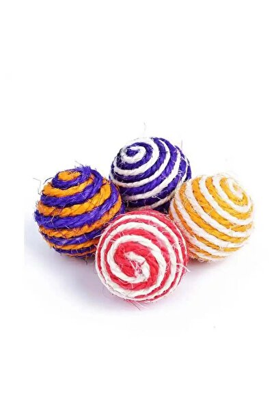 Mirfa Rope Weave Sisal Balls in Assorted Colors for Cats Scratching, Chewing ...