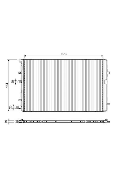 VALEO Radiator Racire Motor Renault Kangoo / Grand Kangoo 2/Kangoo 3 Microbus...