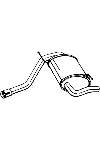 BOSAL Toba Esapament Finala Dacia Duster Renault Duster