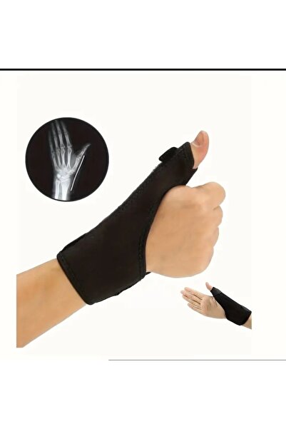 ORGANICYOU Yiwushi Black Synthetic Rubber Thumb Protector, Lightweight Comfort Fit for Sports and Fitness