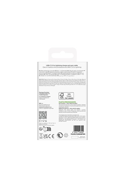 Other Cabina USB-C - iPhone Lightning TPE 20W 3m - biały