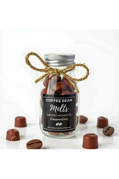 Unbraded Melted Moments Wax Melts Coffee Beans – Ceară de Soia, Aromă Cappucc...