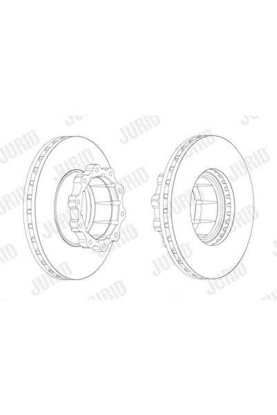 Jurid Disc Frana Mercedes-Benz Conecto/O 340/O 404