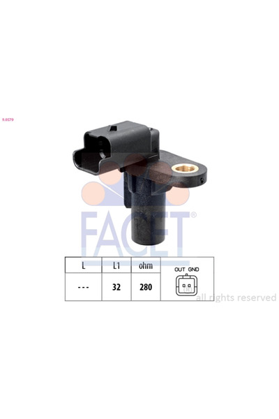 FACET Senzor Impulsuri Arbore Cotit Renault Clio 3/Espace 4/Laguna 2