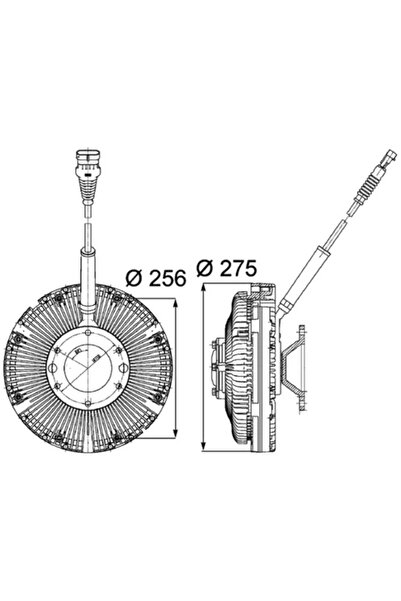 MAHLE Cupla Ventilator Radiator Daf Cf 85/Xf 105