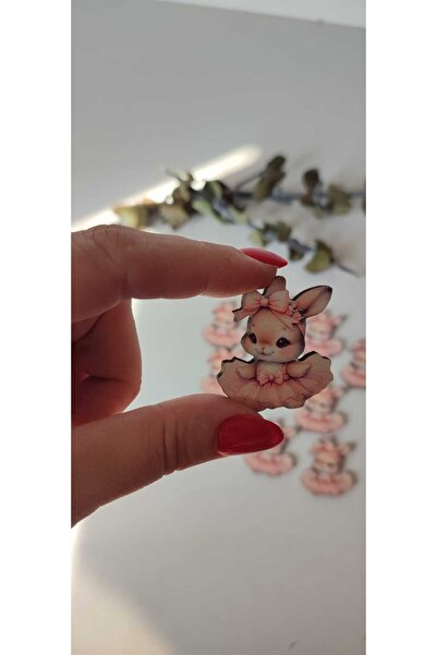 hoby shop TAVŞAN FİGÜR - TAVŞAN MAGNET SÜSLEMEK İÇİN - TAVŞAN (10 ADET)