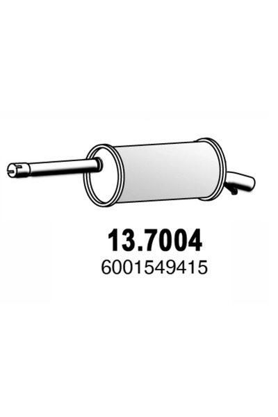 ASSO Toba Esapament Finala Dacia Logan Express/Logan Mcv/Logan Pick-Up Renaul...