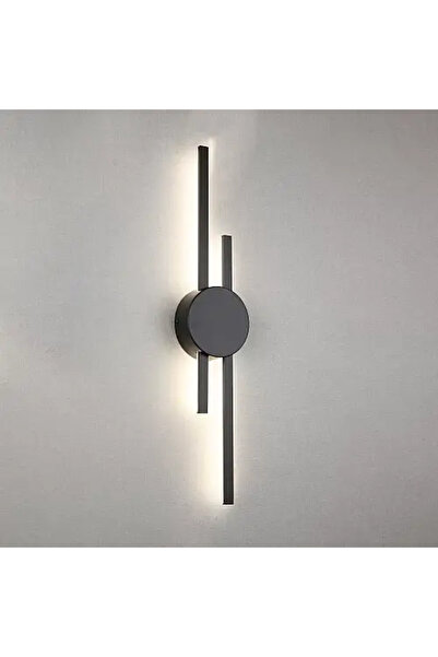 HAMER ابليك جداري مودرن اسود لون الانارة 3اضاءات 18 واط قطر 60CM