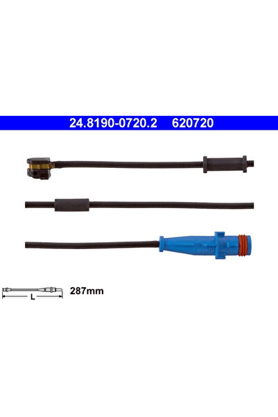 Ate Senzor De Avertizare Uzura Placute De Frana Opel Astra H/Signum/Vectra C ...