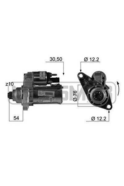 ERA Starter Vw Jetta Iv (162, 163, Av3, Av2) 2011-2018 Benzina