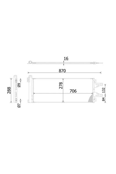 MAHLE Condensator Climatizare Citroen Jumper 2 Bus/Jumper 2 Caroserie/Jumper ...
