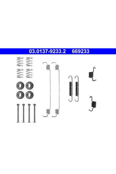 Ate Set Accesorii Sabot De Frana Nissan Kubistar Caroserie Renault Kangoo 199...