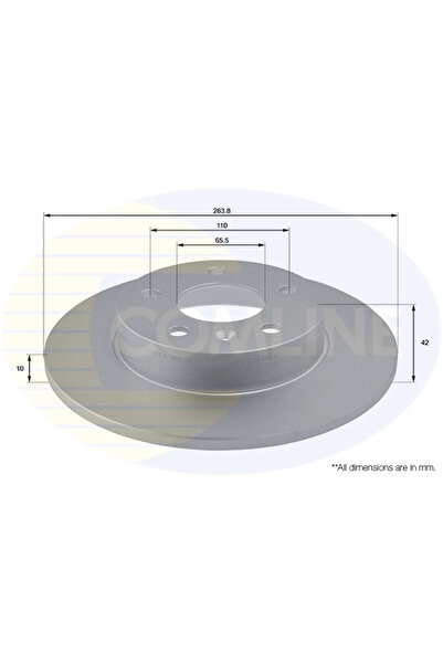 Comline Set Discuri Frana Opel Astra G/Astra H/Meriva A Microbus Vauxhall Ast...