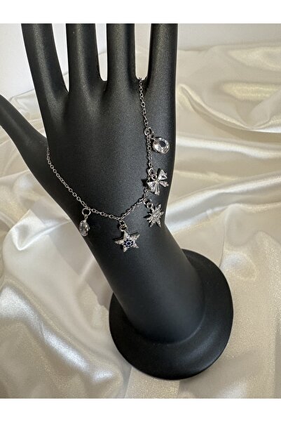 Çelik Charmlı zincirli bileklik