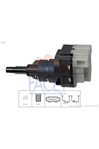 FACET Brake light switch VW GOLF VI Van (5K1) 2008-2012