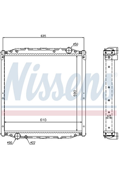 Nissens Radiator Racire Motor Man L2000
