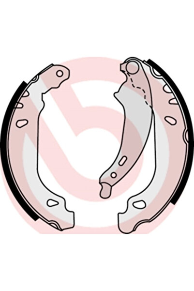 Brembo Set Saboti Frana Dacia Logan/Sandero Renault Clio 2/Clio Symbol 1/Logan 1