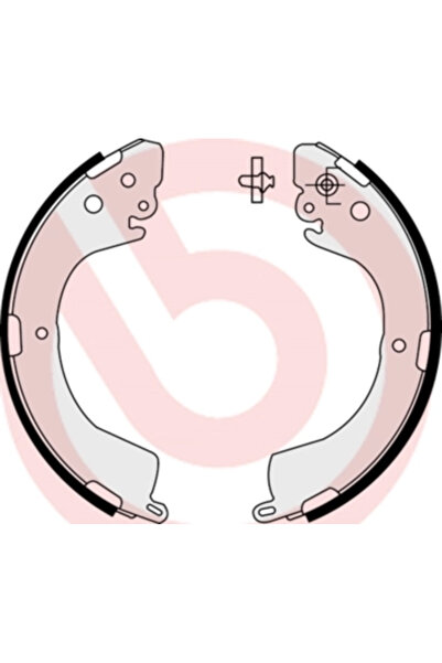 Brembo Set Saboti Frana Mitsubishi L200/L400 Bus/L400 Caroserie