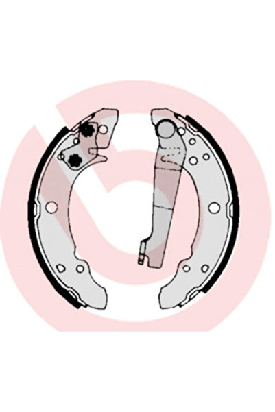 Brembo Set Saboti Frana Audi 100 C1 Limuzina/80 B1 Limuzina/80 B2 Limuzina Vw...