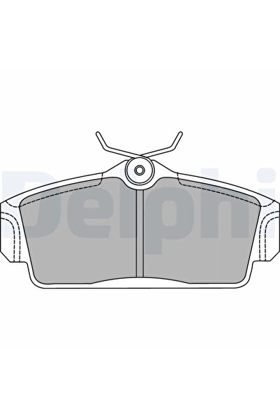 DELPHİ Set Placute Frana Frana Disc Nissan Almera 2/Primera