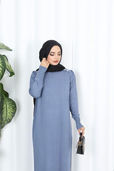 NİSUM MODA Pearl Mercerized Dress