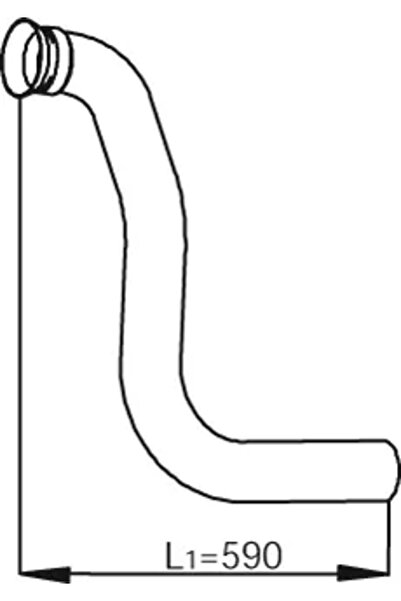 Dinex Racord Evacuare Fata Mercedes-Benz Atego