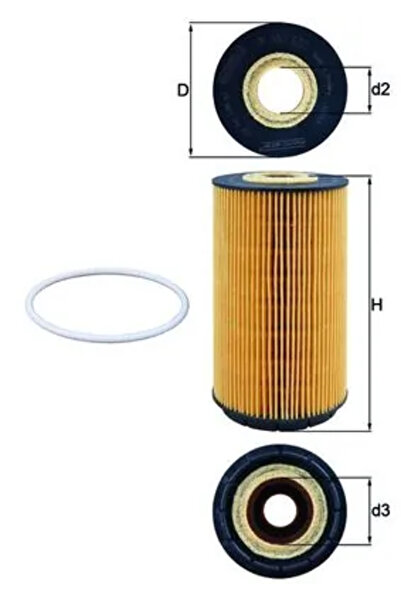 MAHLE Filtru Ulei Audi A8 D3/A8 D4 Bentley Continental/Flying Spur