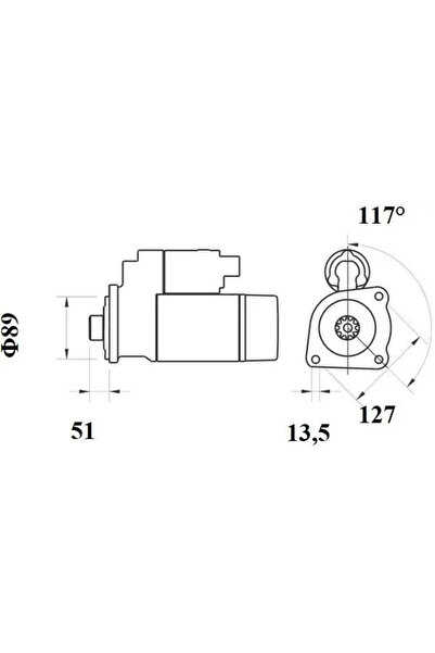 MAHLE Starter Renault Trucks Premium 2 Volvo Fm