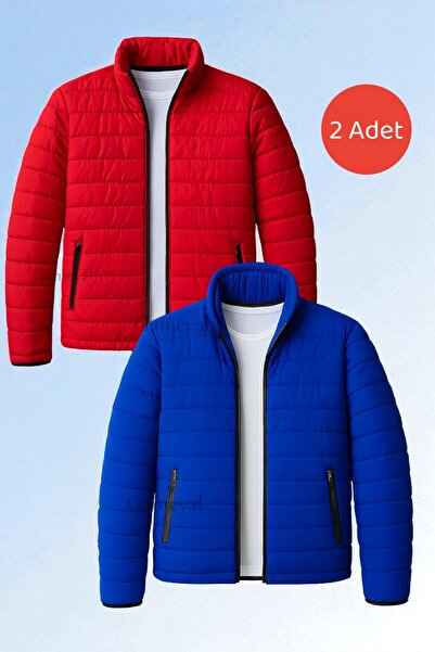 Gameyal 2 τεμάχια ανδρικό πουπουλένιο μπουφάν με διπλή τσέπη