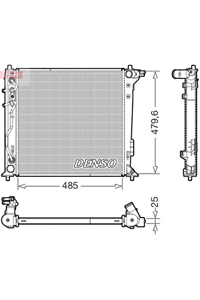 DENSO Radiator Racire Motor Kia Sportage 4