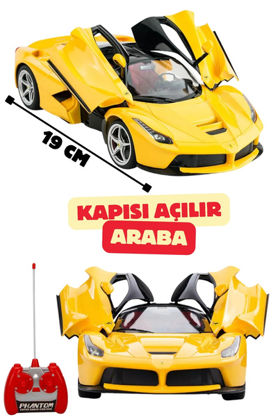 TRENDZONE Uzaktan Kumandalı Full Fonksiyon Kapıları Açılabilir Işıklı Spor Ar...