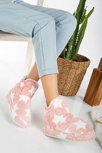 Slipcat Women's Plush Furry Slippers Home Boots Home Shoes Thick Light Sole