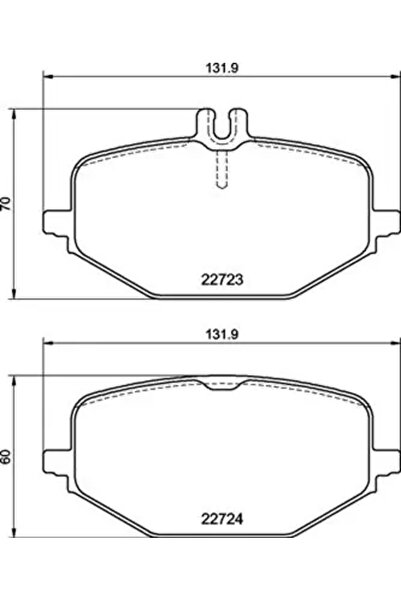 Brembo Set Placute Frana Frana Disc Mercedes-Benz G-Class/Gle/Gls