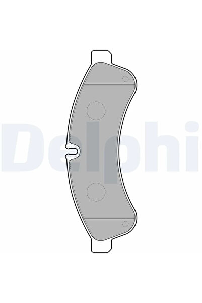 DELPHİ Комплект спирачни накладки дискови спирачки Iveco Daily 4 каросерия/Da...