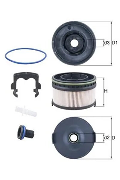 MAHLE Filtru Combustibil Mercedes-Benz C-Class/Cls/E-Class