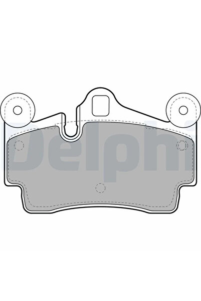 DELPHİ Set Placute Frana Frana Disc Audi Q7 Porsche Cayenne