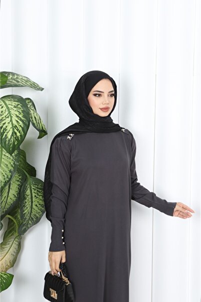 NİSUM MODA Pearl Mercerized Dress